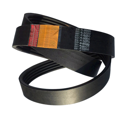 Alta resistenza di gomma con V-belt con trasmissione nera per l'industria